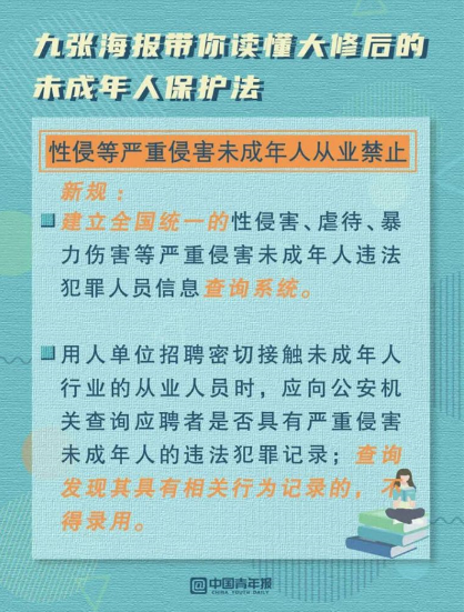 九张海报带你读懂大修后的未成年人保护法(图2)