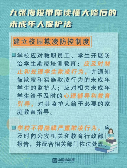 九张海报带你读懂大修后的未成年人保护法(图9)